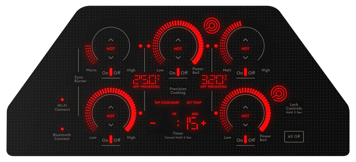 Café 36" Electric Cooktop with Touch Controls - CEP90361TBB - Image 4