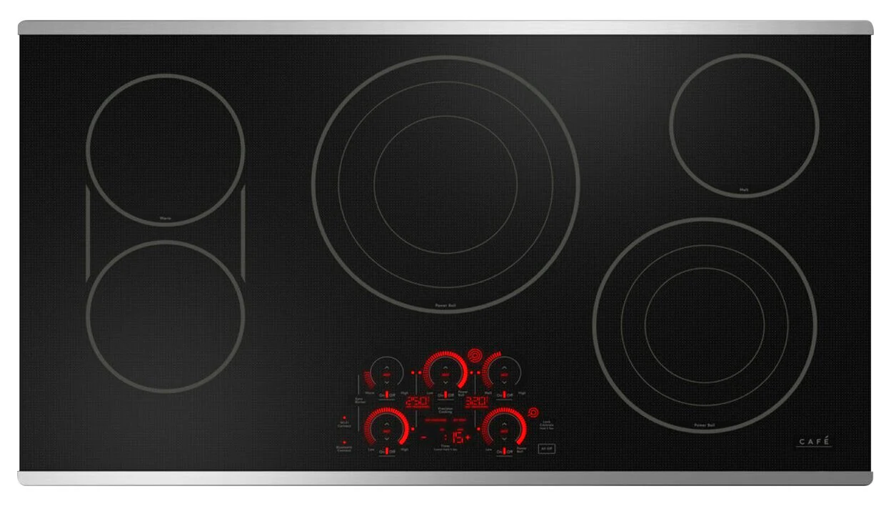 Café 36" Electric Cooktop with Touch Controls - CEP90362TSS - Image 2