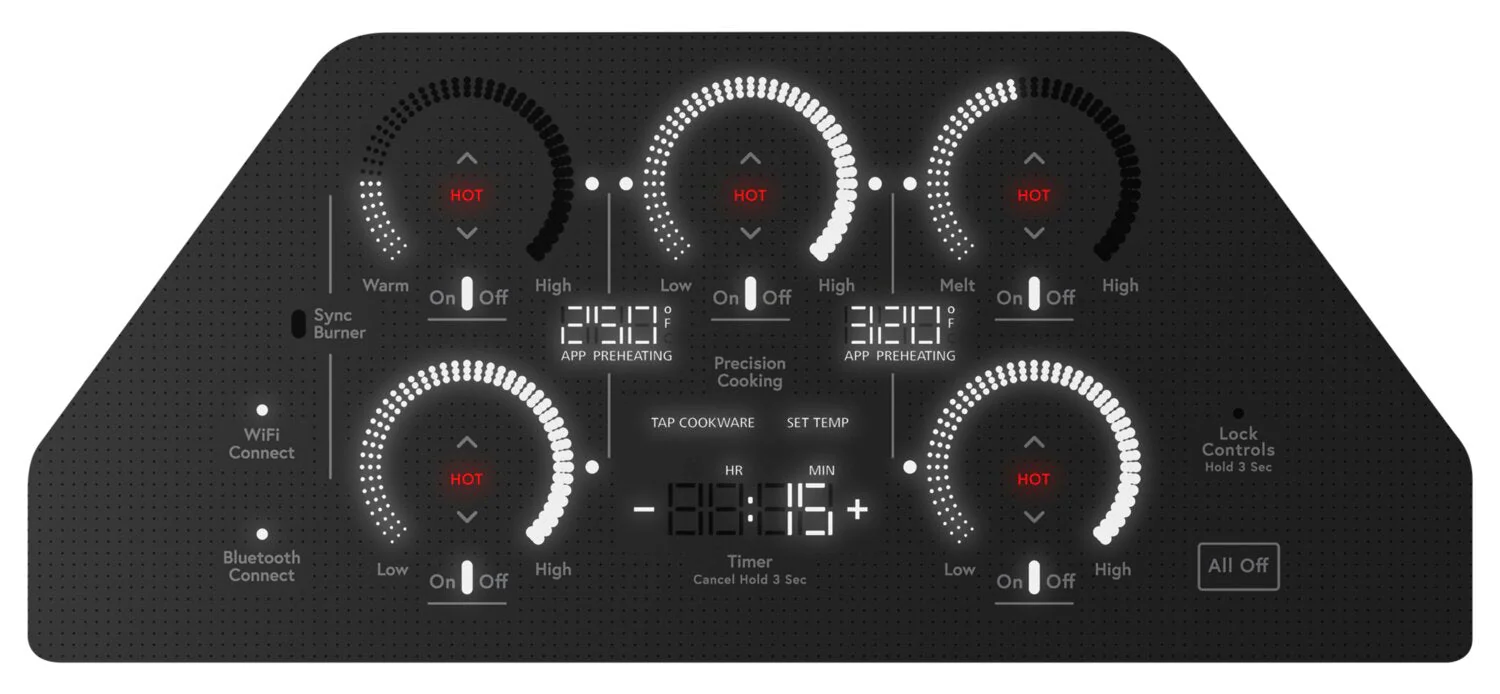 Café 36" Induction Cooktop with Touch Controls - CHP90361TBB - Image 4