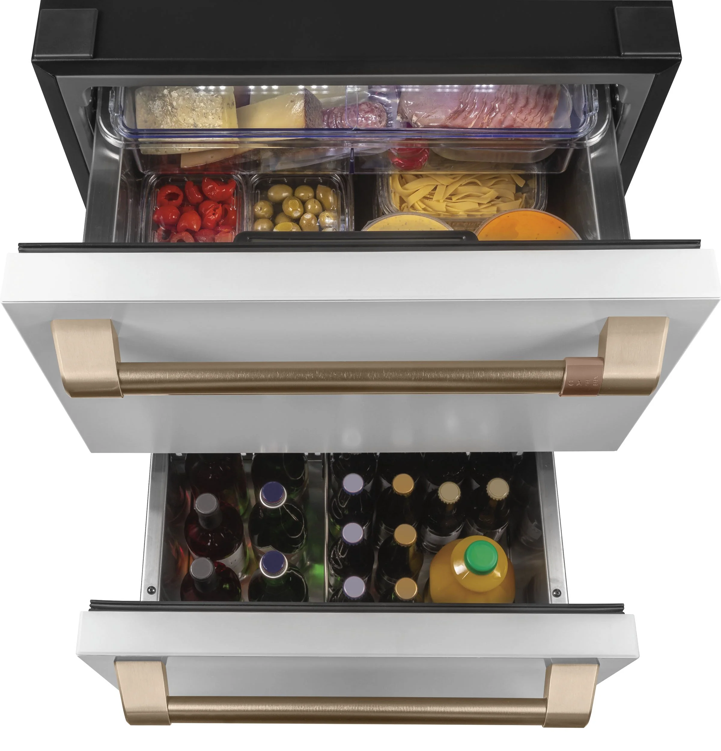 Café 5.7 Cu. Ft. Built-In Dual-Drawer Refrigerator - CDE06RP4NW2 - Image 2