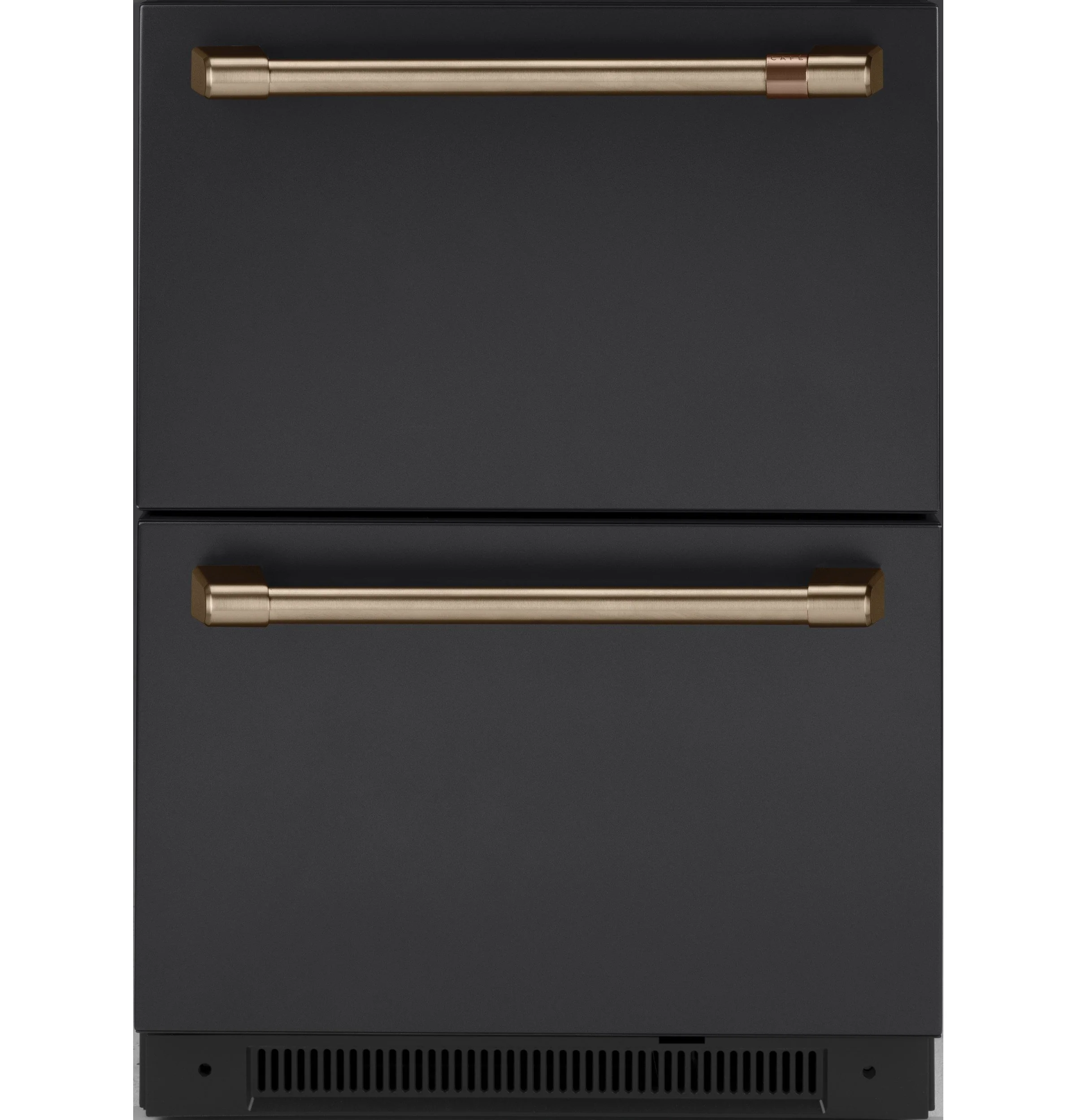 Café Dual-Drawer Refrigerator Brushed Bronze Handle Set - CXMA3H3PNBZ - Image 2