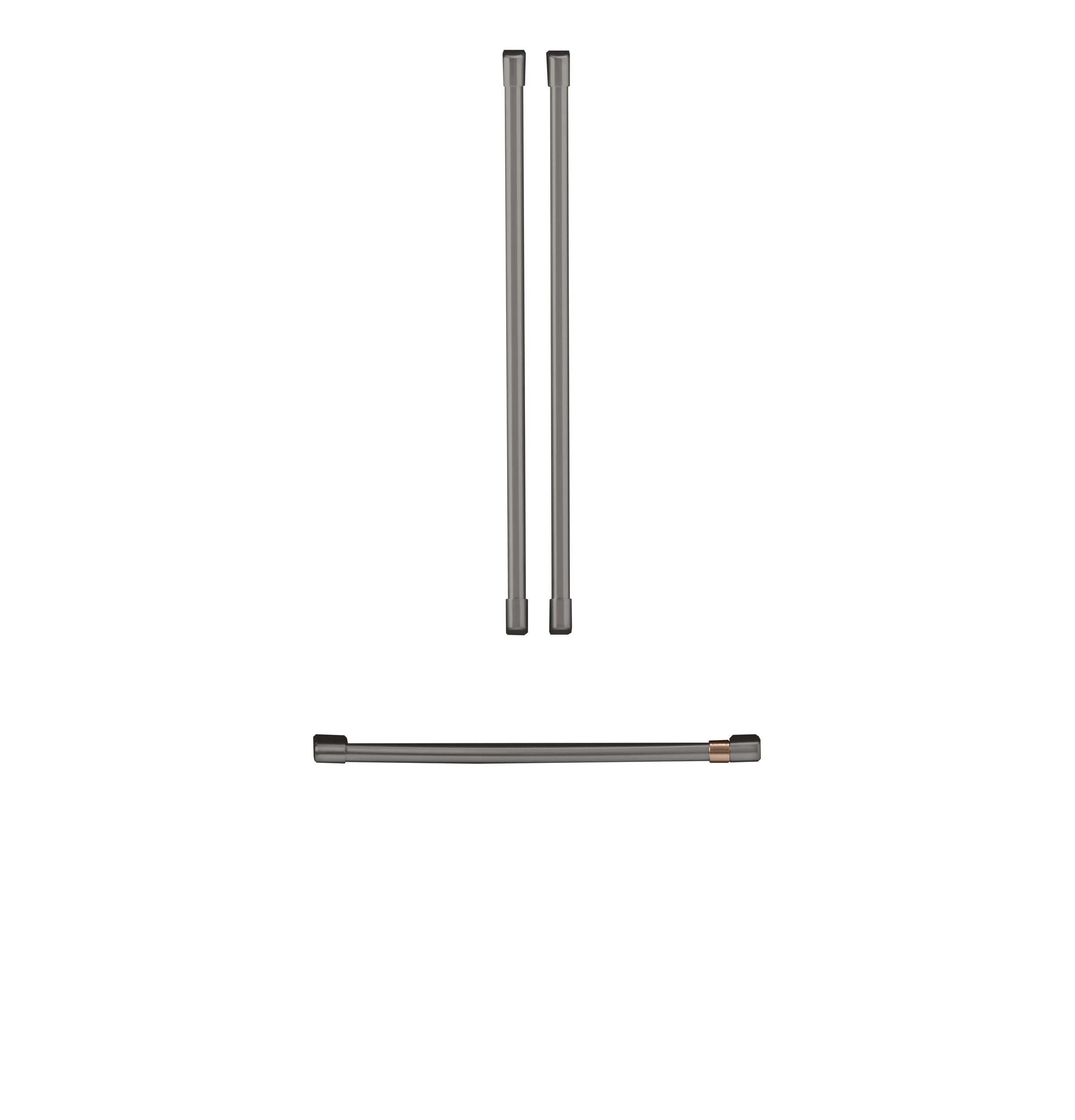Café French-Door Refrigerator Brushed Black Handle Set - CXMA3H3PNBT