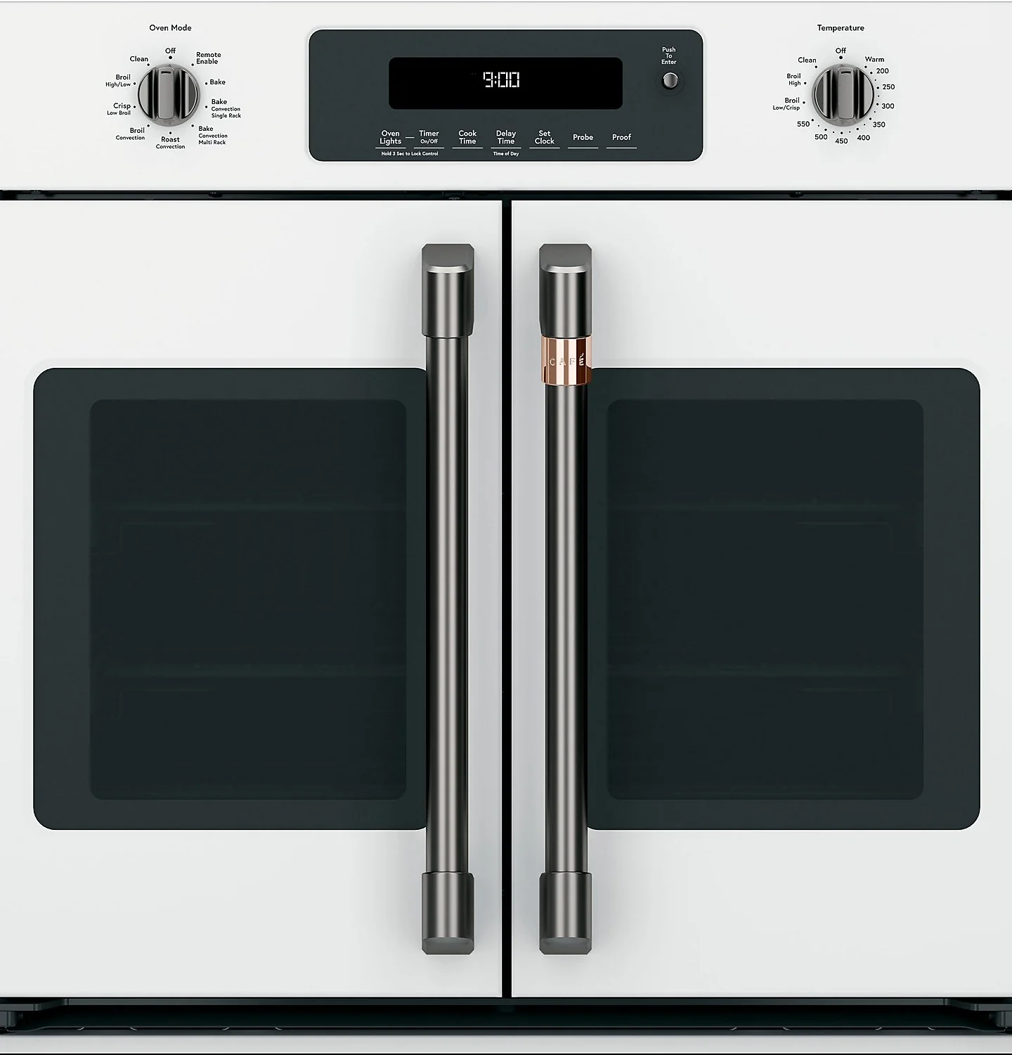 Café French-Door Wall Oven Brushed Black Knobs and Handles - CXWSFHKPMBT - Image 2