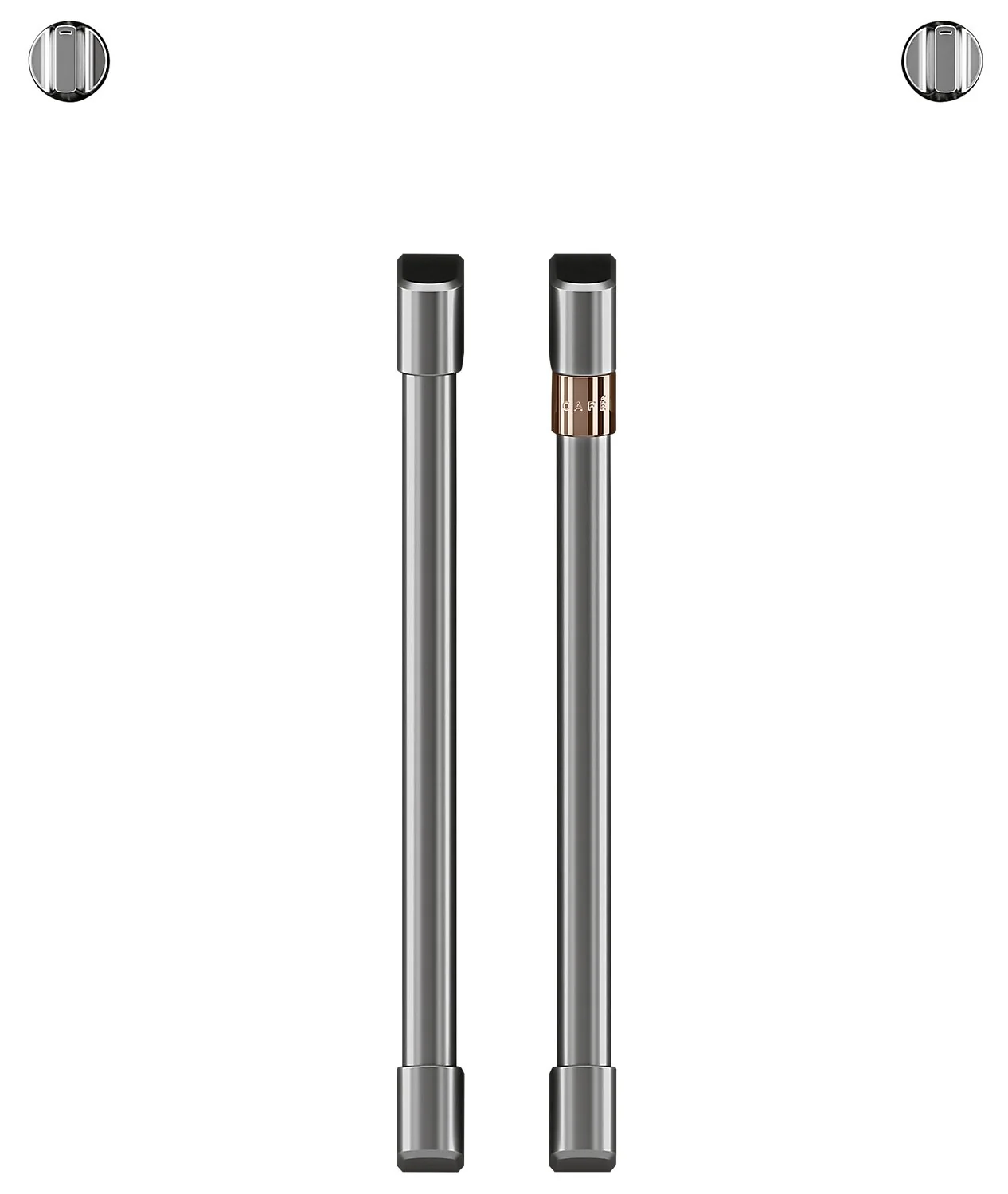Café French-Door Wall Oven Brushed Stainless Steel Knobs and Handles - CXWSFHKPMSS
