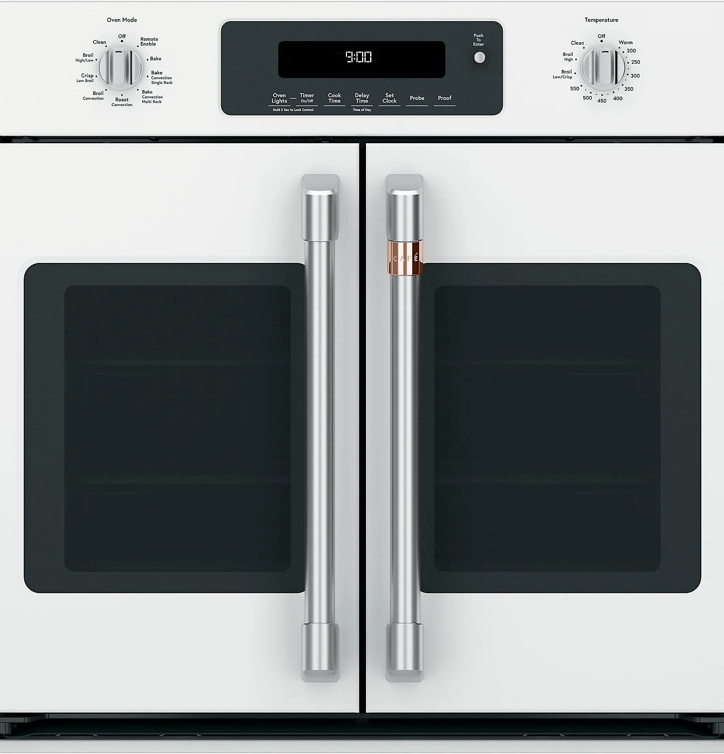 Café French-Door Wall Oven Brushed Stainless Steel Knobs and Handles - CXWSFHKPMSS - Image 2
