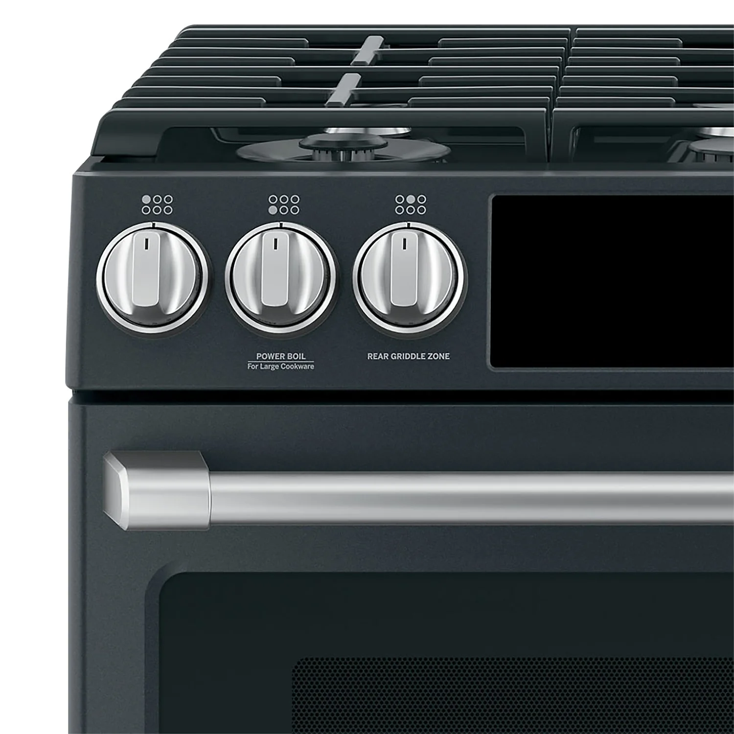 Café Gas Range Brushed Stainless Steel Knobs and Handles Set - CXFCGHKPMSS - Image 3