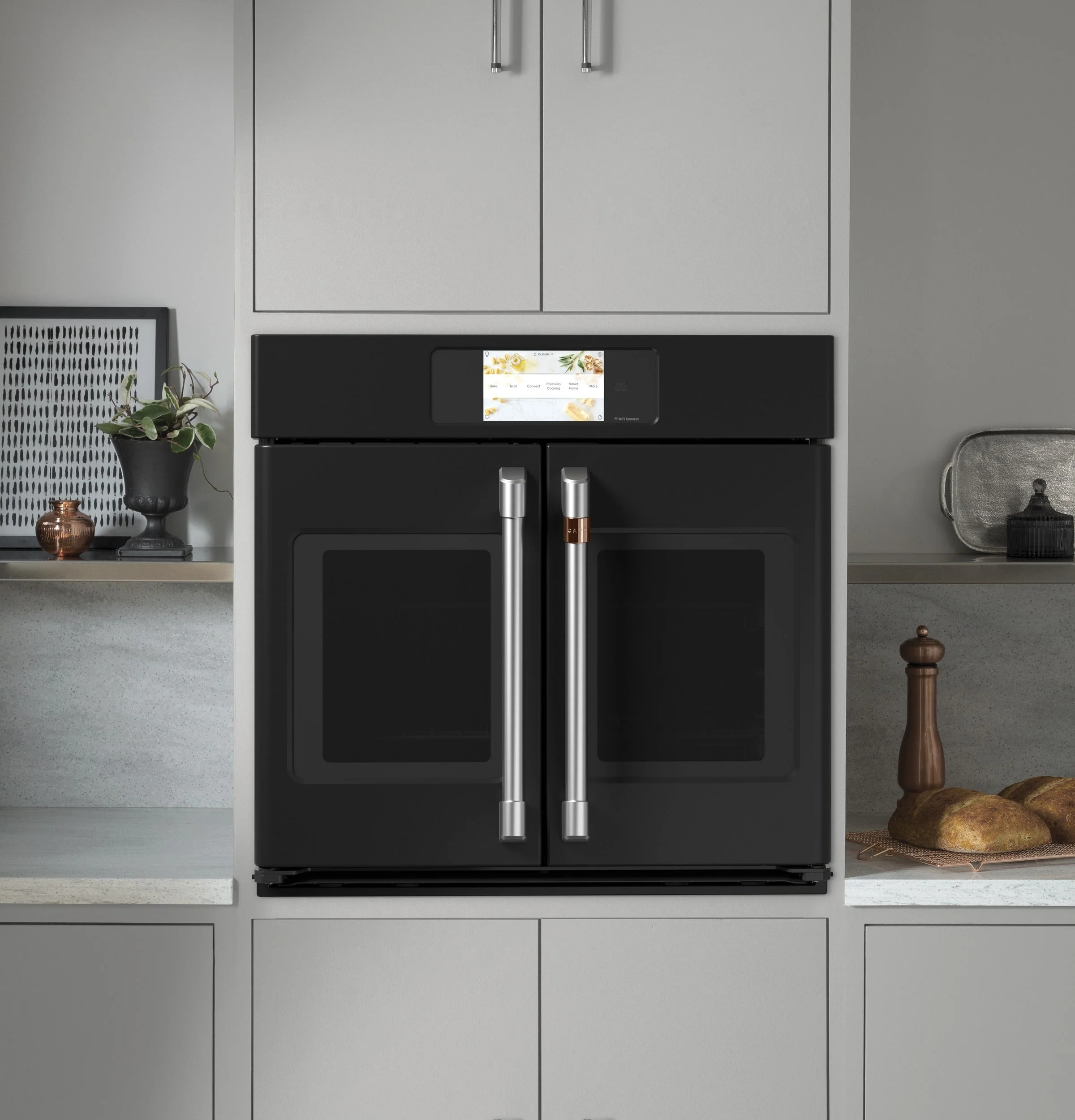 Café Matte Black 30" Built-In French-Door Single Convection Wall Oven (50 Cu.Ft) - CTS90FP3ND1 - Image 4
