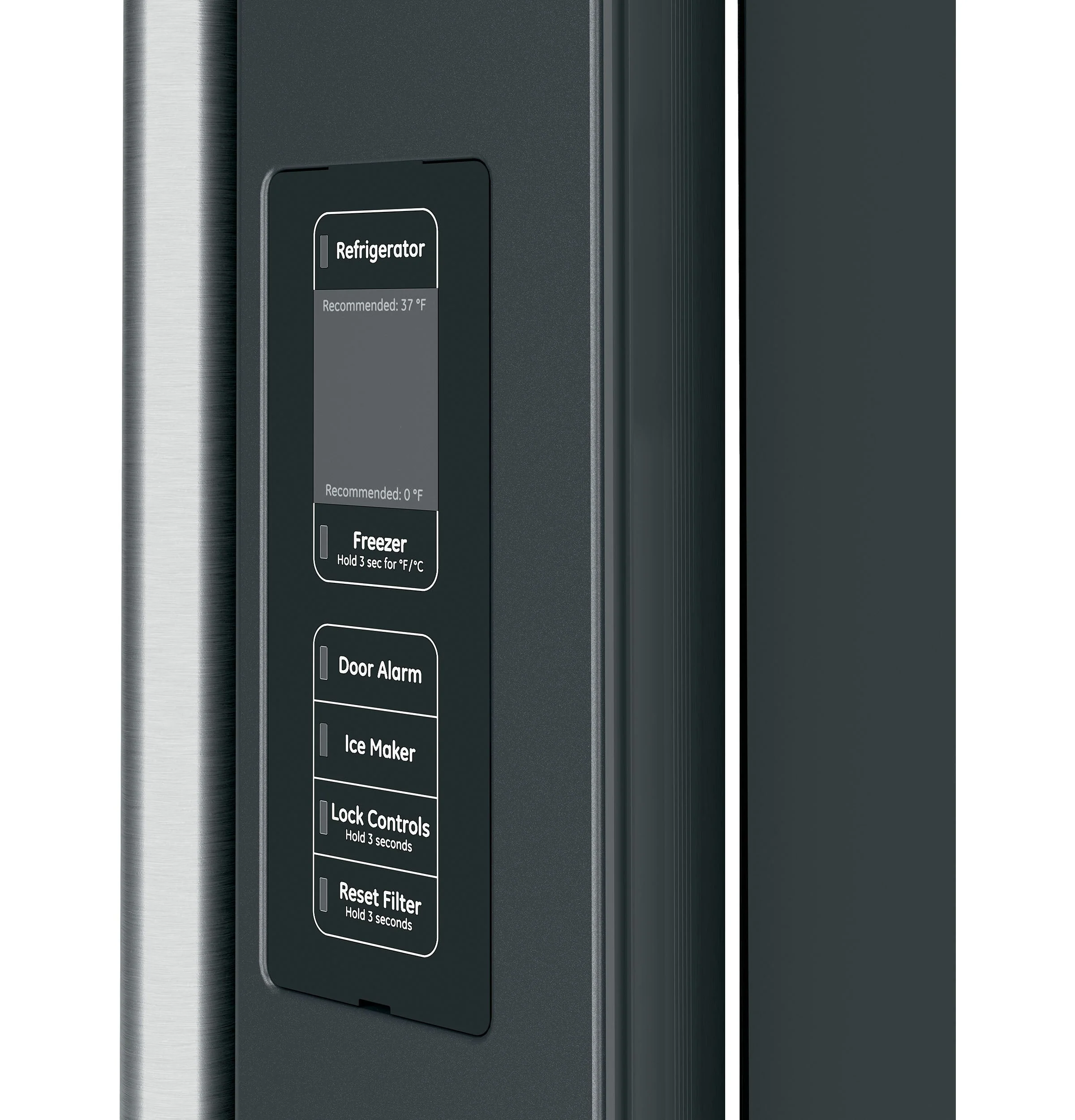 Café Matte Black 36" Counter-Depth French-Door Refrigerator (23.1 Cu. Ft.) - CWE23SP3MD1 - Image 3