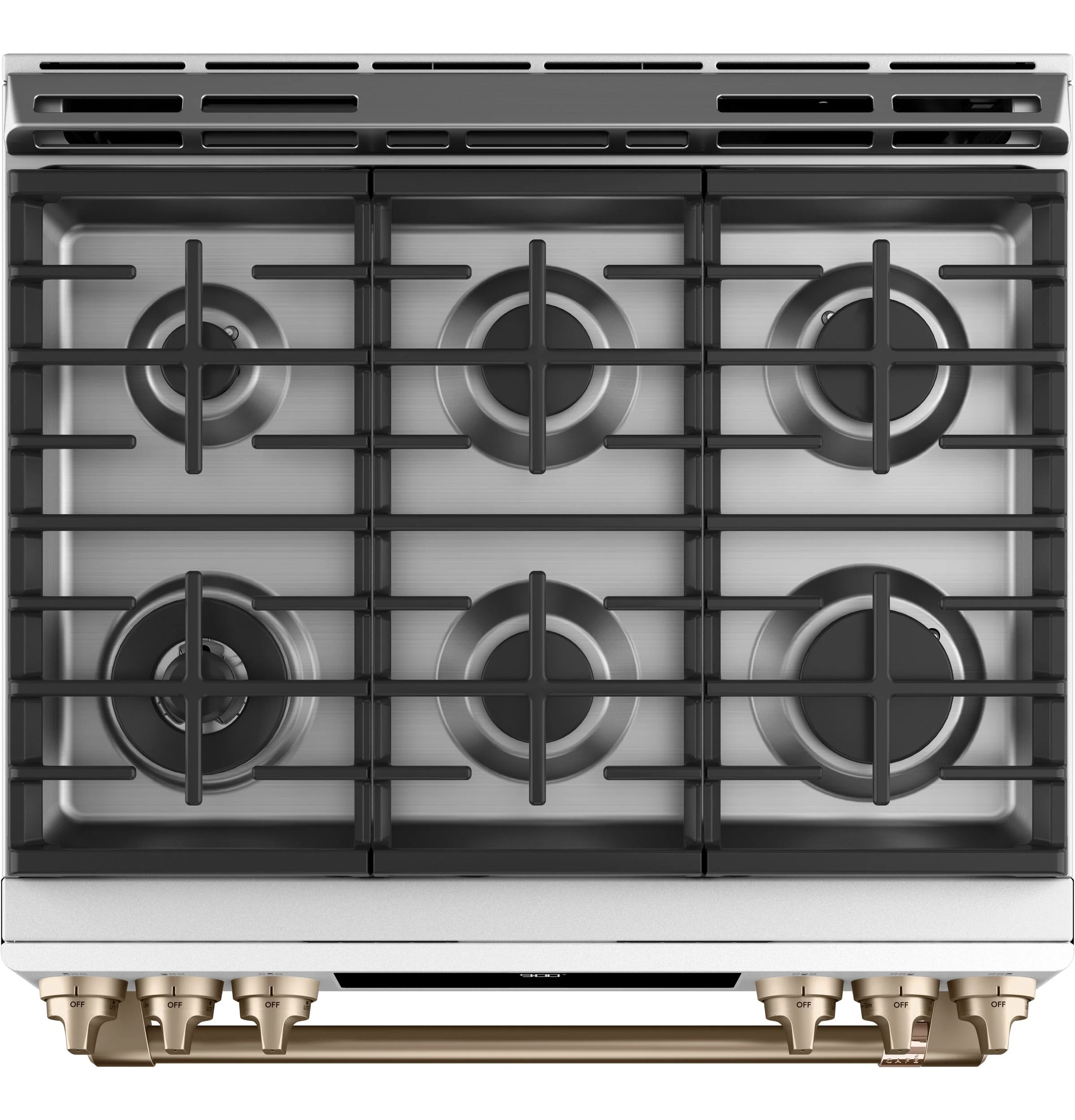 Café™ Matte White 30'' Slide-In Front Control Dual-Fuel Convection Range with Warming Drawer (5.7 Cu.Ft) - CC2S900P4MW2 - Image 2