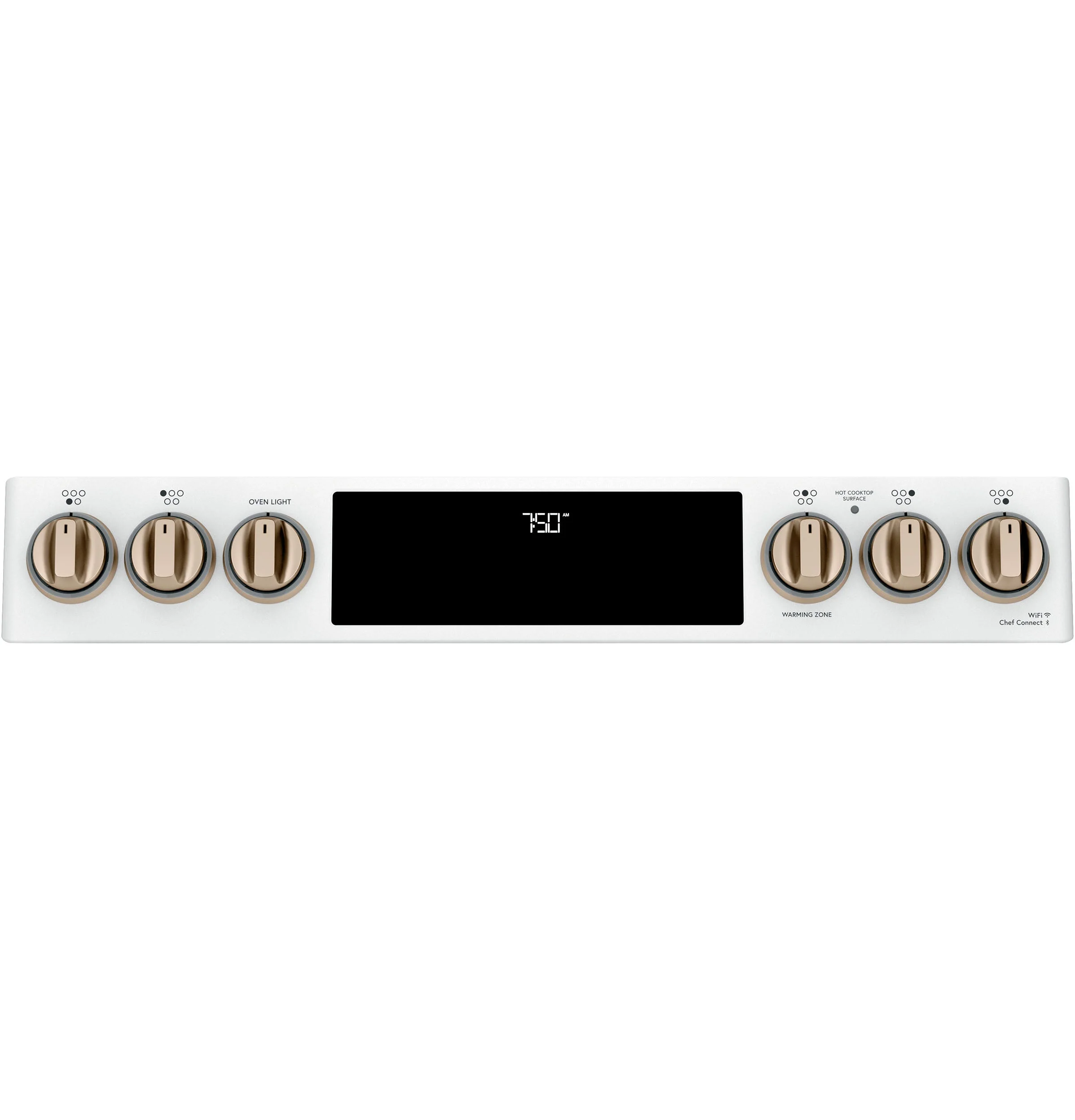 Café™ Matte White 30" Slide-In Front Control Radiant and Convection Double Oven Range (6.7 Cu.Ft) - CCES750P4MW2 - Image 4