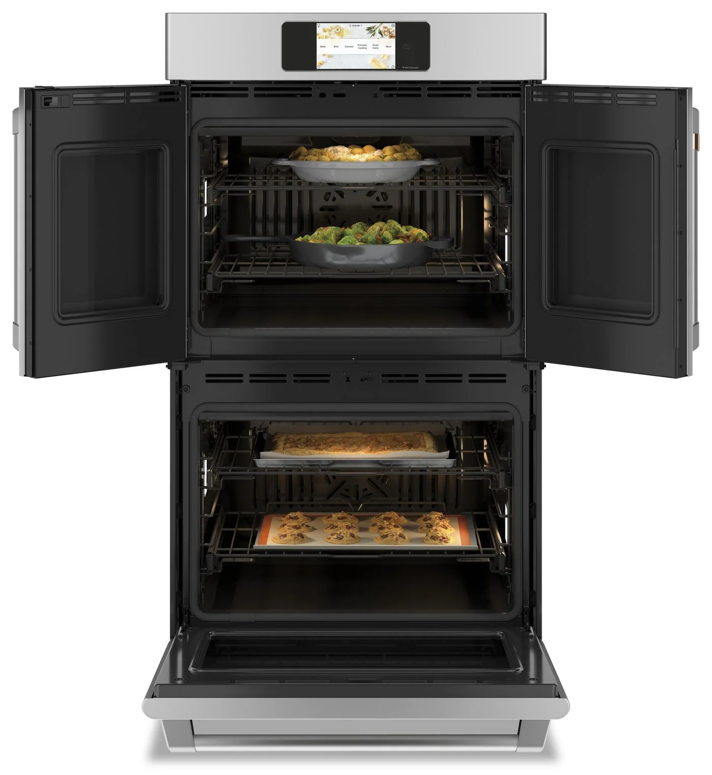 Café Professional Series 30" Smart Built-In French-Door Double Wall Oven - CTD90FP2NS1 - Image 2