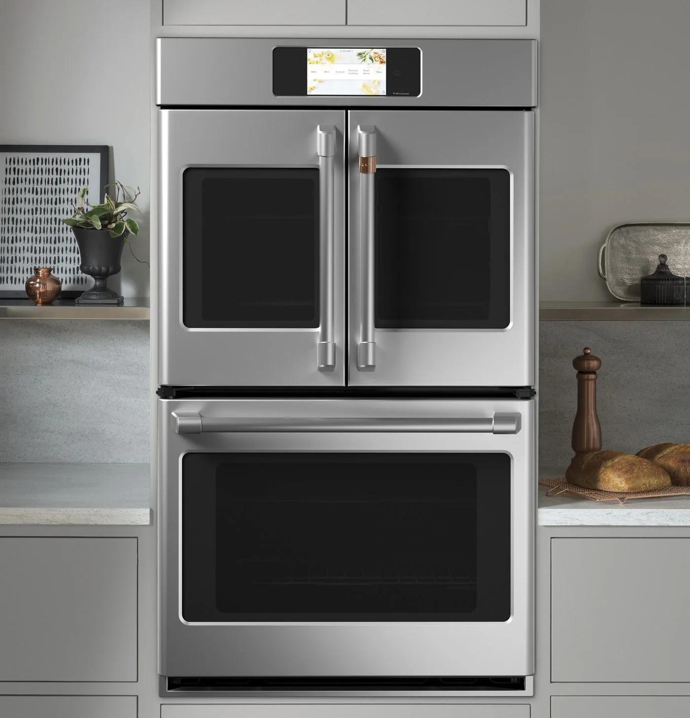 Café Professional Series 30" Smart Built-In French-Door Double Wall Oven - CTD90FP2NS1 - Image 4