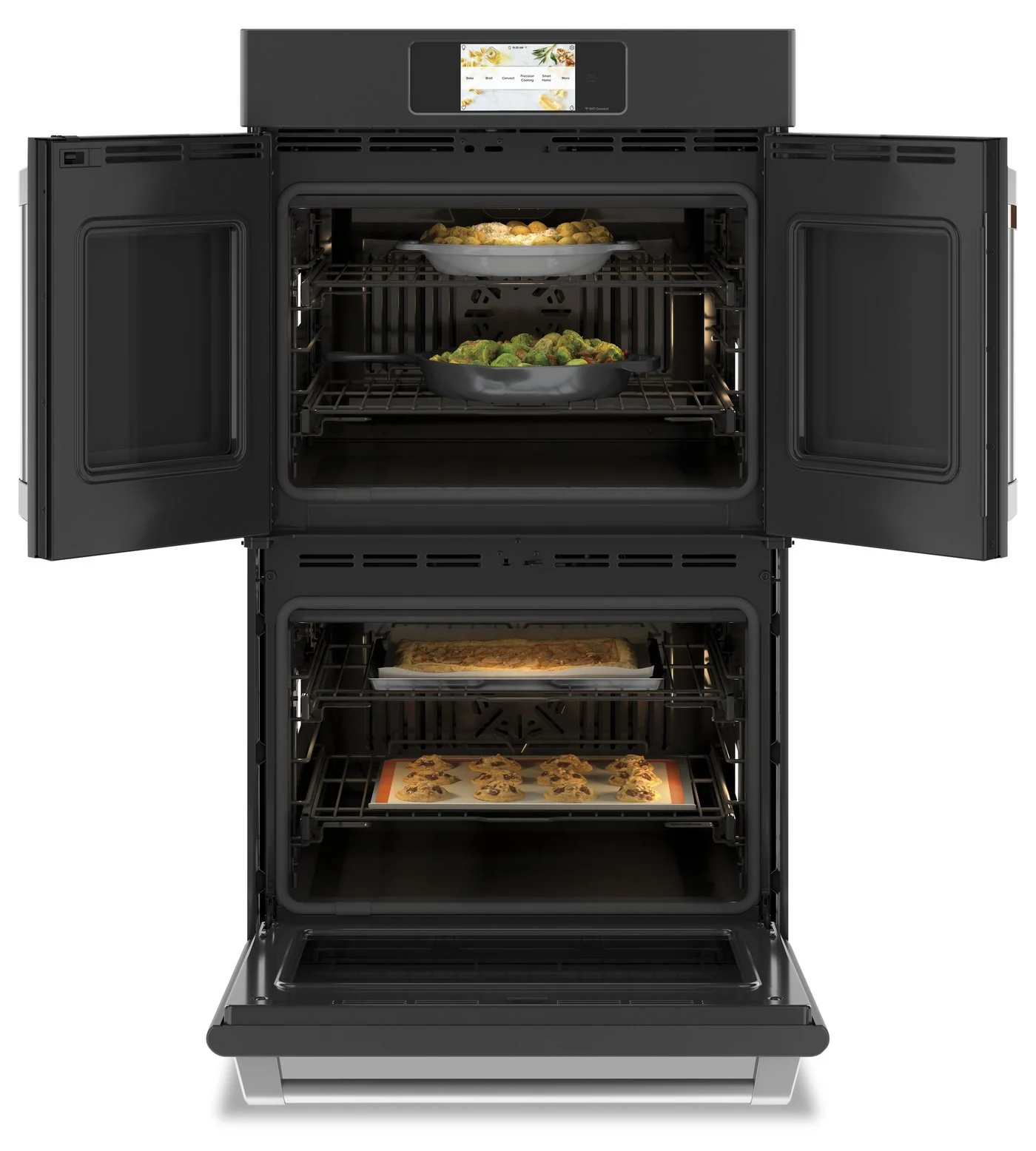 Café Professional Series 30" Smart Built-In French-Door Double Wall Oven - CTD90FP3ND1 - Image 2