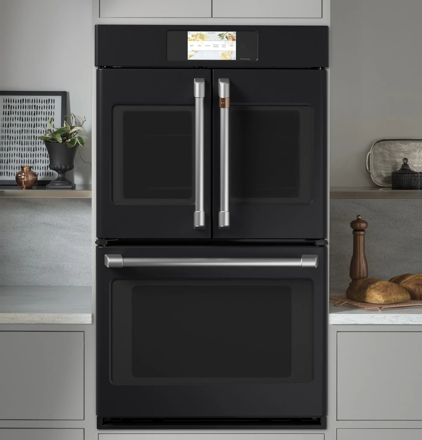 Café Professional Series 30" Smart Built-In French-Door Double Wall Oven - CTD90FP3ND1 - Image 3