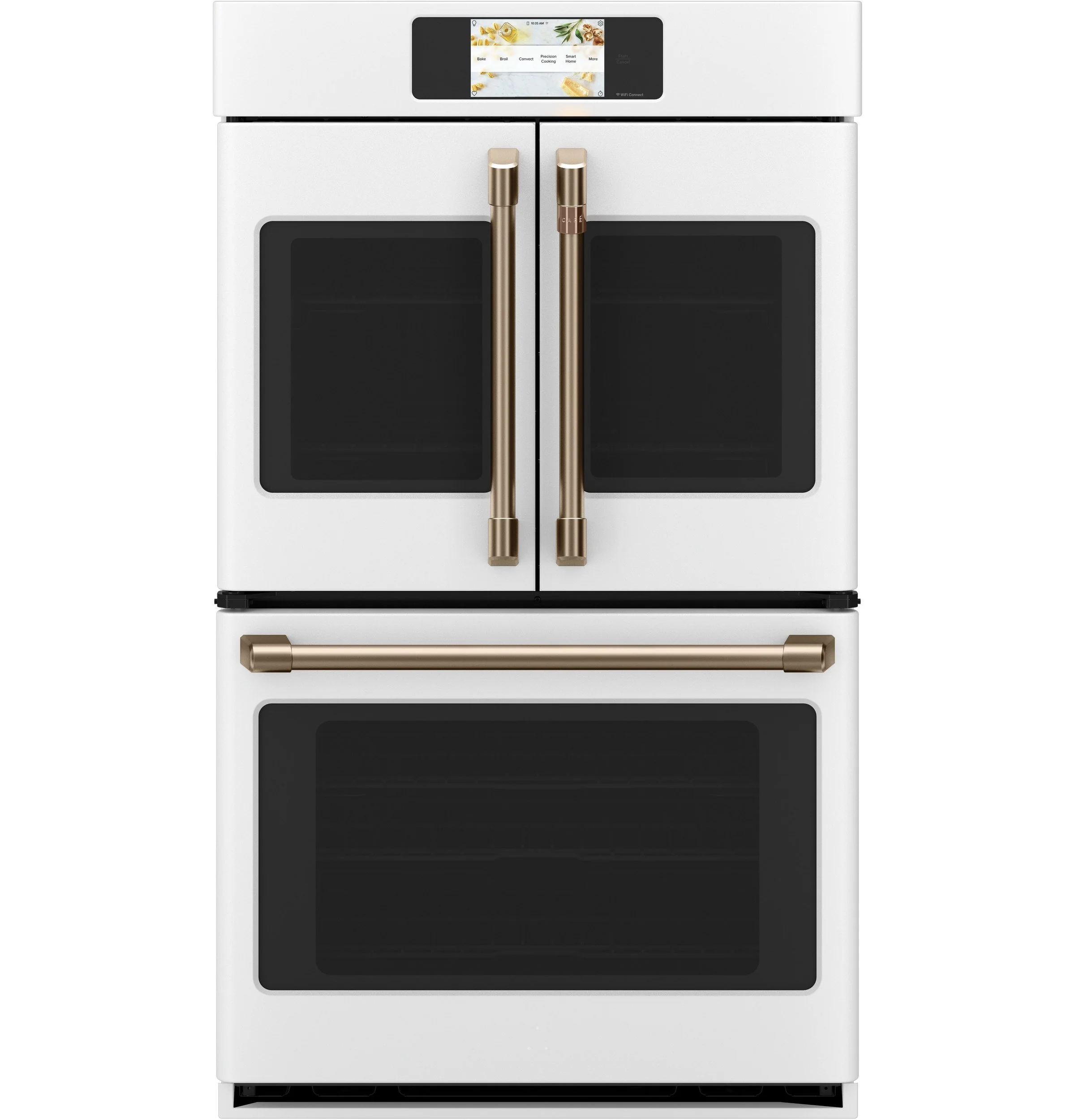 Café Professional Series 30" Smart Built-In French-Door Double Wall Oven - CTD90FP4NW2