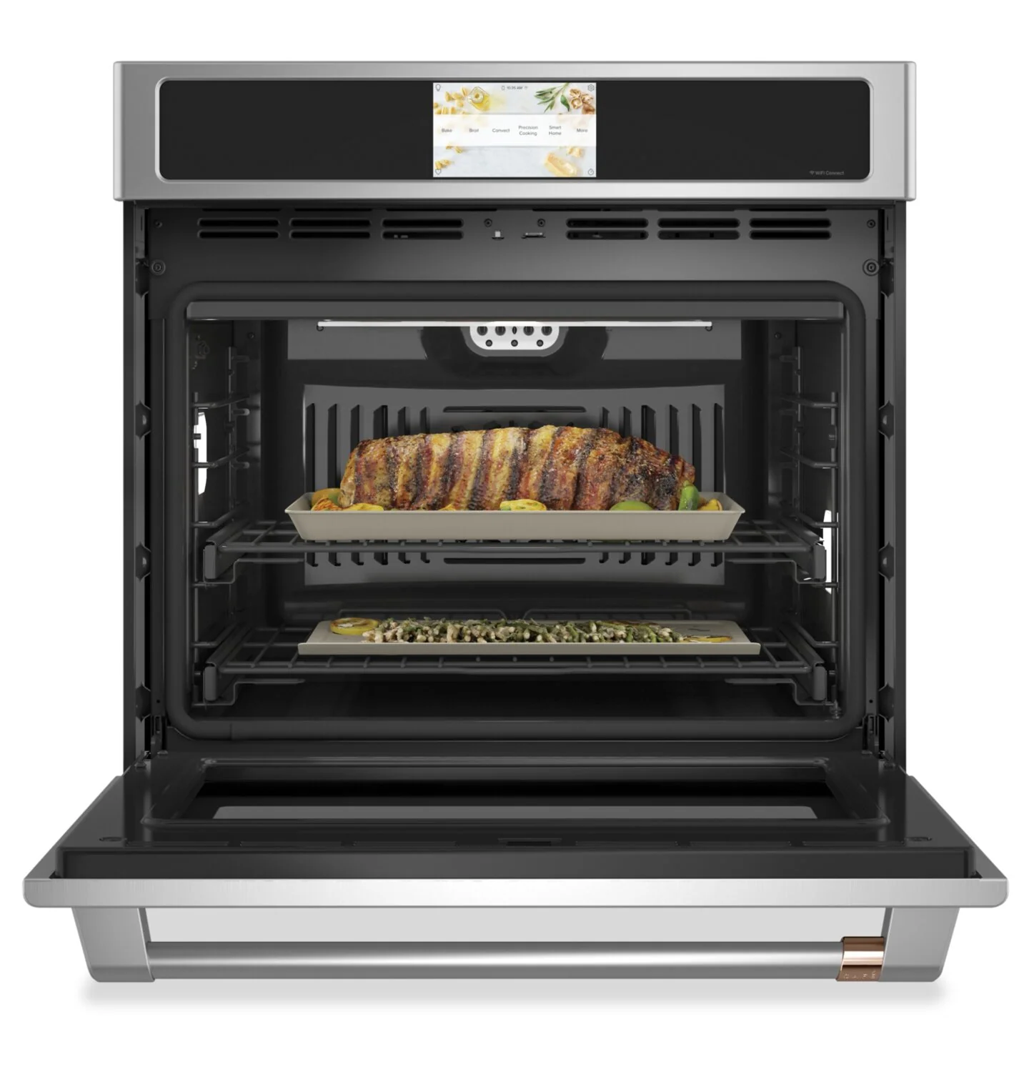 Café Professional Series 5 Cu. Ft. Convection Wall Oven with Wi-Fi - CTS90DP2NS1 - Image 4