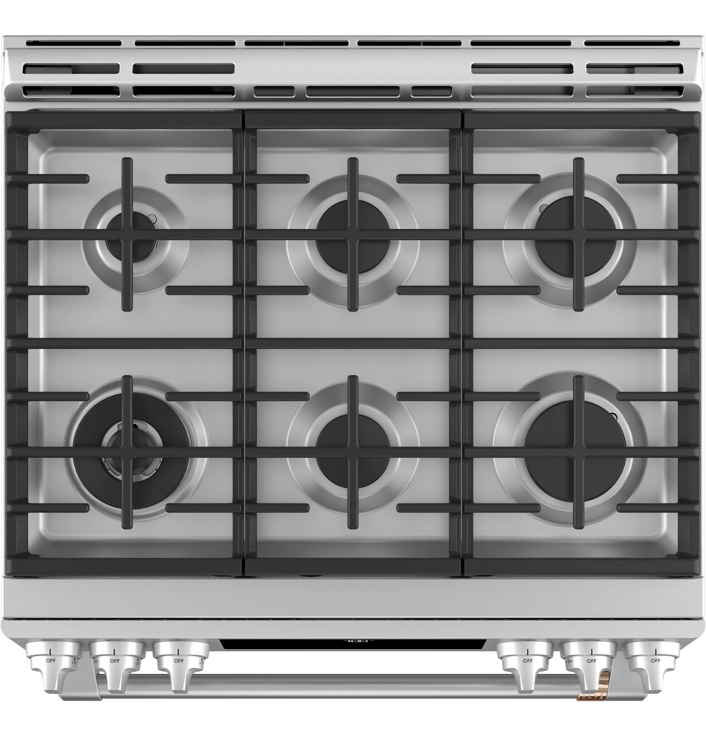 Café™ Stainless Steel 30" Slide-In Front Control Gas Oven with Convection Range (5.6 Cu.Ft) - CCGS700P2MS1 - Image 3
