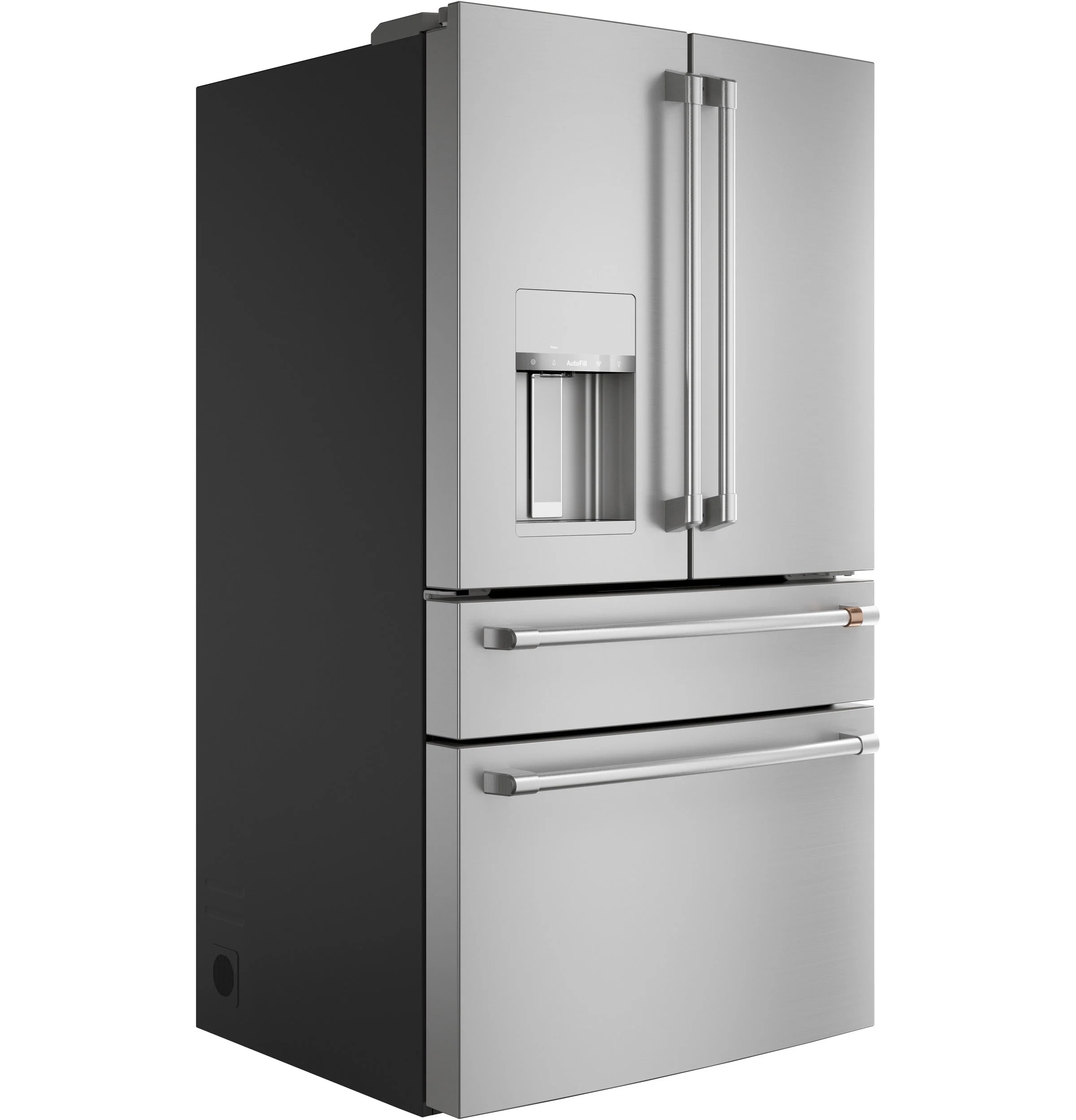 Café Stainless Steel 36" 4-Door French-Door Refrigerator (27.8 Cu. Ft.) - CVE28DP2NS1 - Image 2
