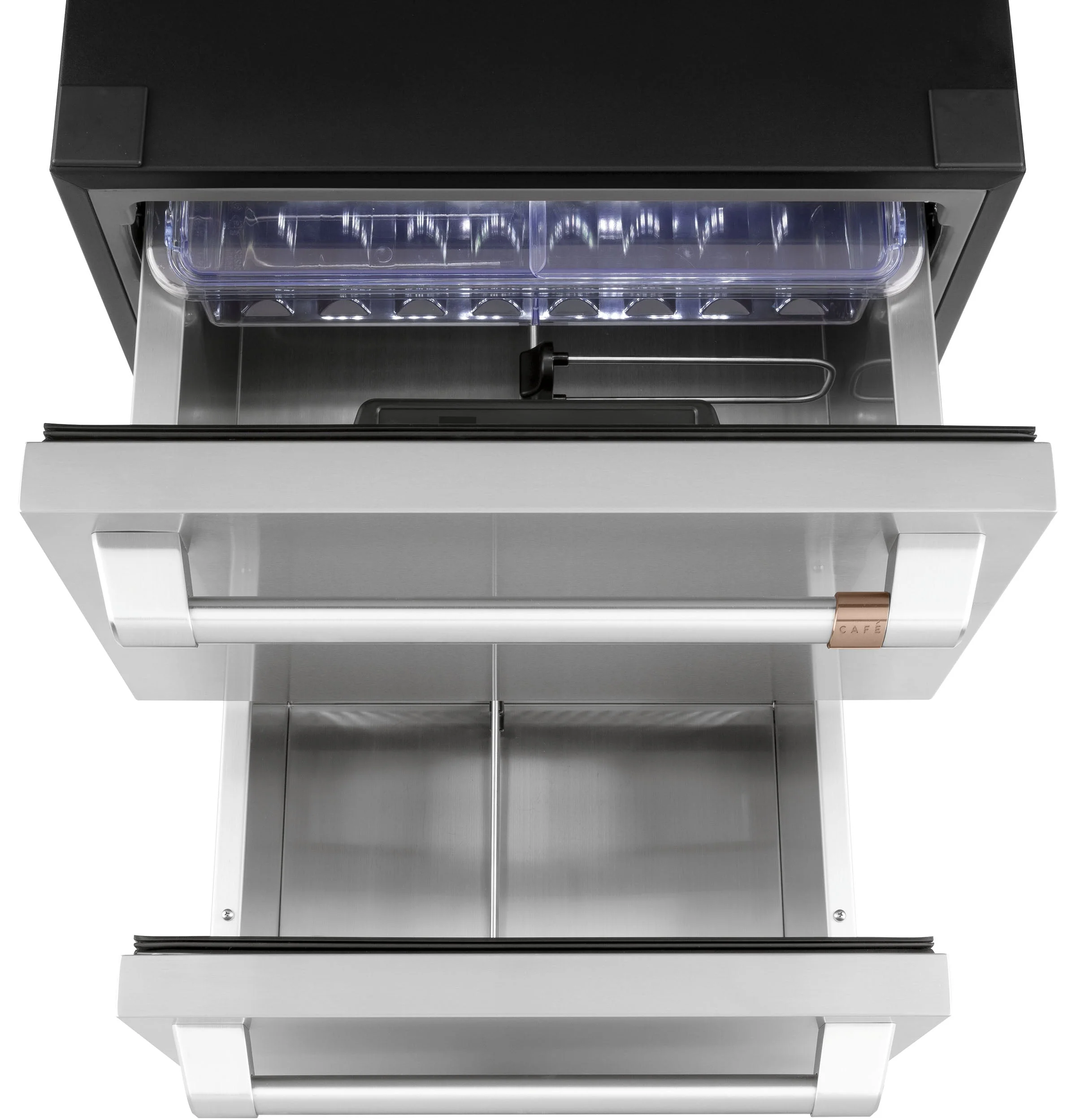 Café Stainless Steel Built-In Dual-Drawer Refrigerator (5.7 Cu.Ft) - CDE06RP2NS1 - Image 2