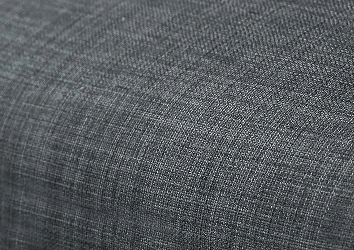 Calder Armless Linen-Look Fabric Futon - Grey - Image 8