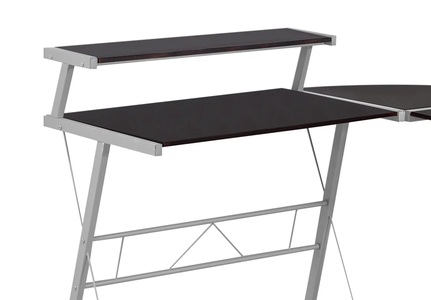Calton L-Shaped Desk - Espresso - Image 2