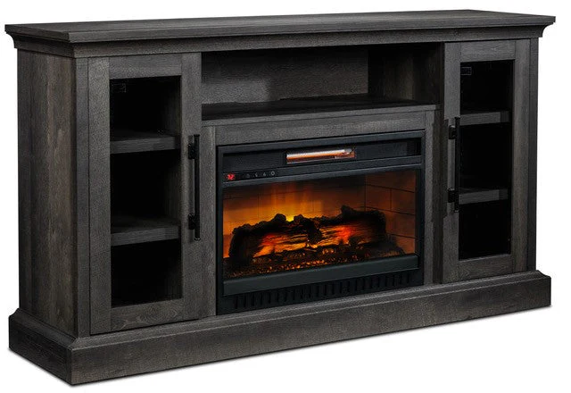 Carbonear Fireplace TV Stand - Fawn Aged Oak - Image 3