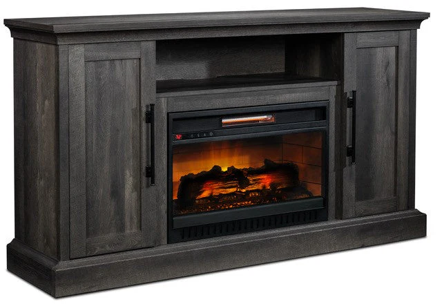 Carbonear Fireplace TV Stand - Fawn Aged Oak - Image 4