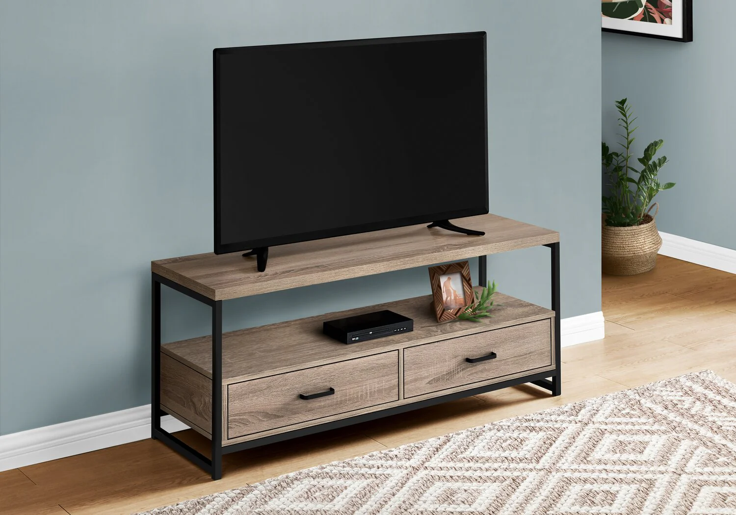 Cardiff 48" TV Stand - Taupe - Image 4