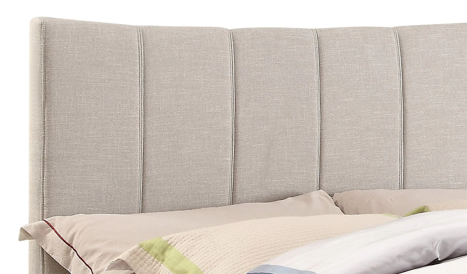 Caterina Platform Queen Bed - Taupe - Image 6