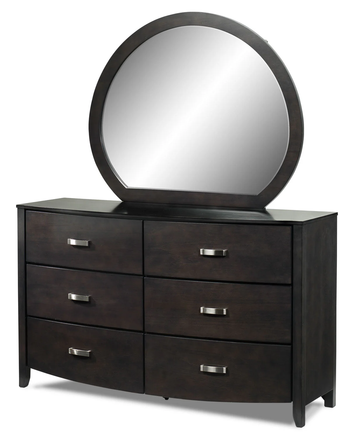 Chamois 6-Piece King Bedroom Set - Charcoal - Image 3