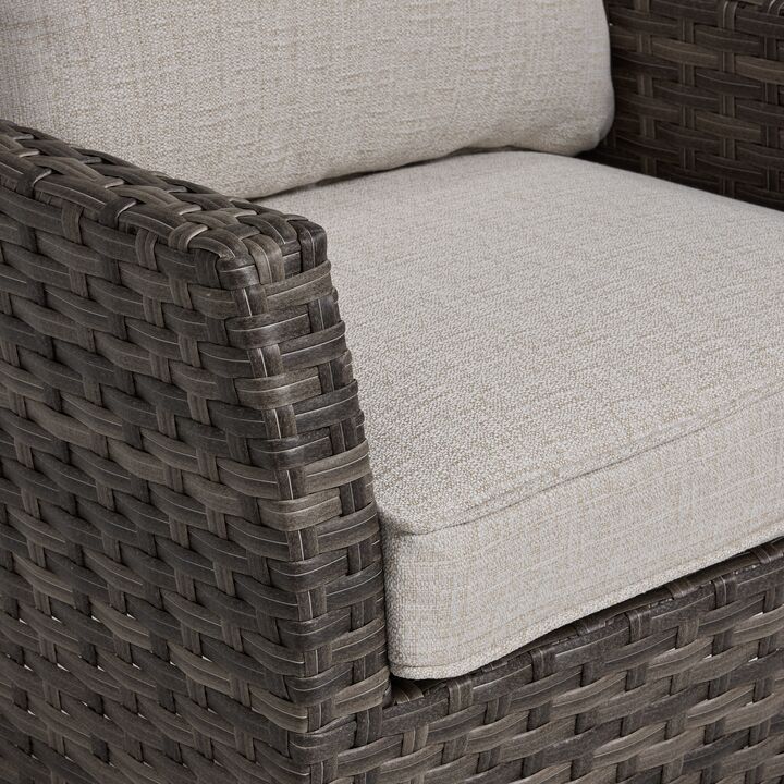 Chester 6-Piece Outdoor Conversation Set - Grey/Beige - Image 12