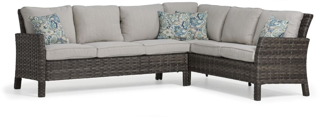 Chester 6-Piece Outdoor Conversation Set - Grey/Beige - Image 4