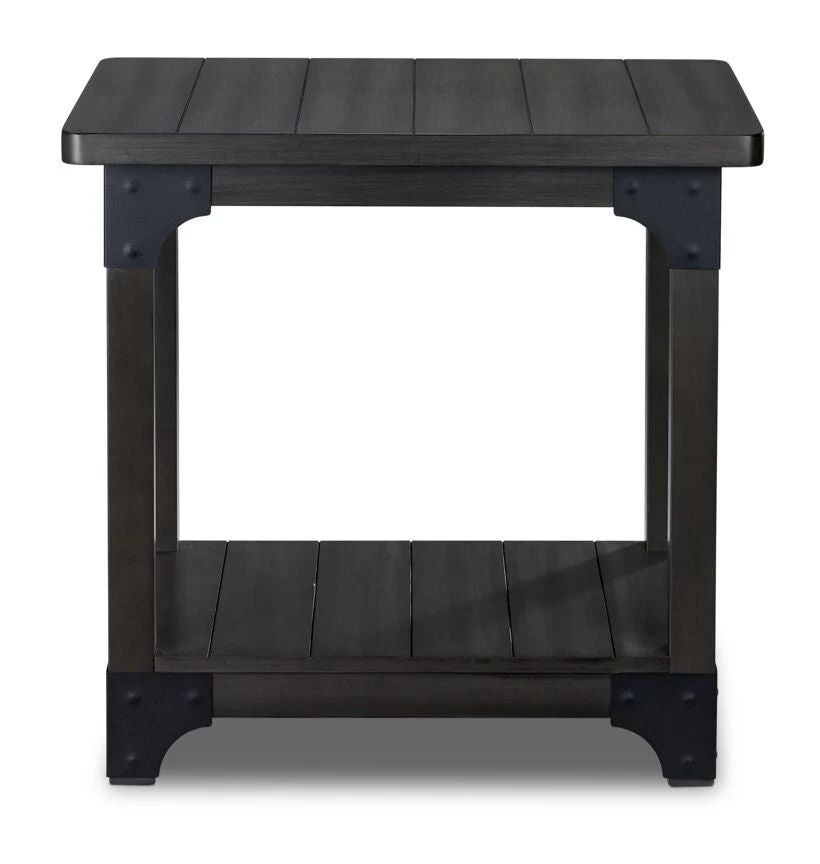 Chesterton Coffee Table and Two End Tables - Grey - Image 5