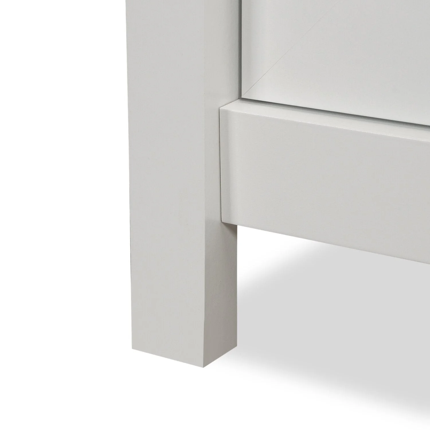 Chiney L-Shaped Desk - Soft White - Image 3