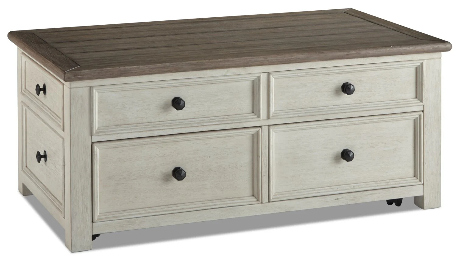 Clara Coffee Table with Lift Top and Casters - Image 5