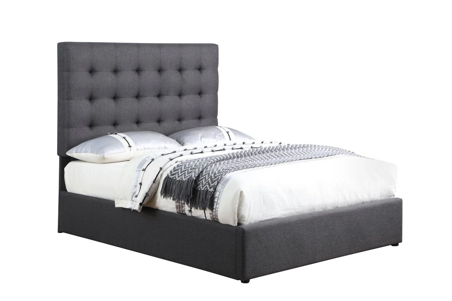 Clementina Storage Full Bed - Grey - Image 3