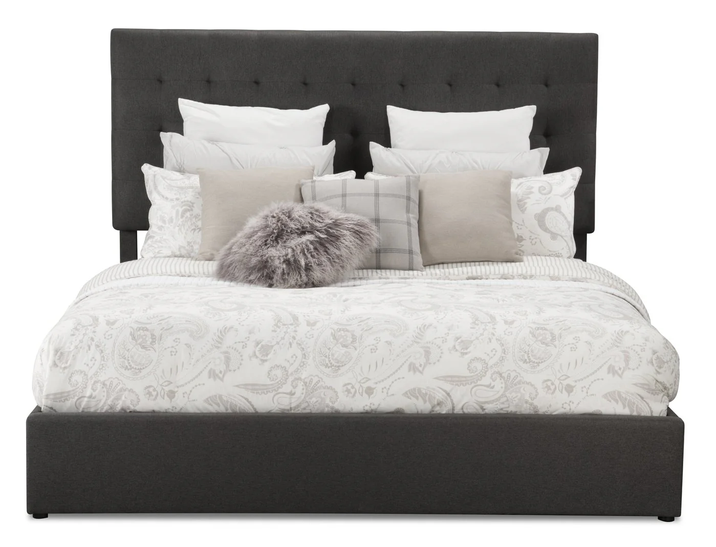 Clementina Storage King Bed - Grey - Image 4