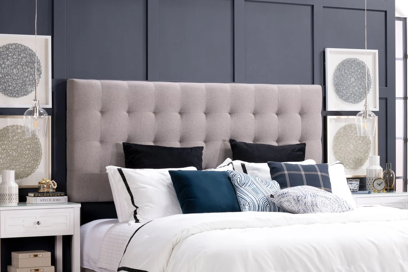 Clementina Storage King Bed - Taupe - Image 8