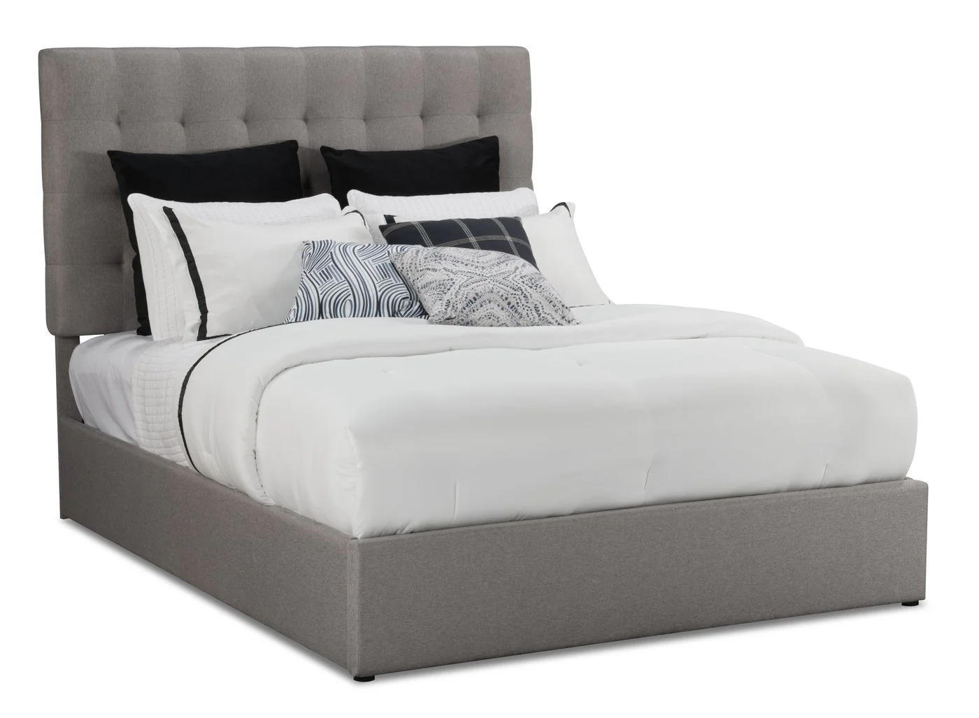 Clementina Storage Queen Bed - Taupe - Image 3
