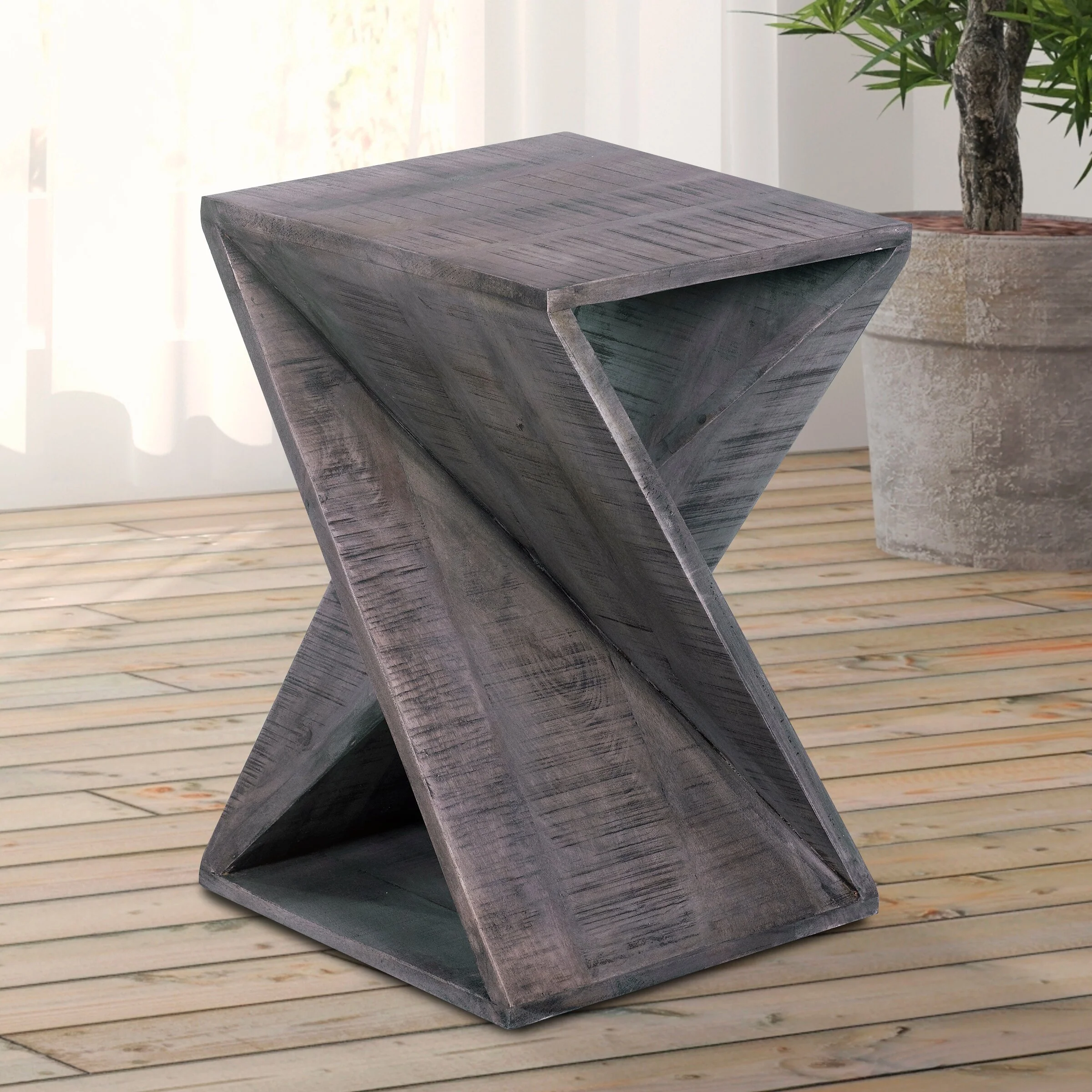 Cline Side Table - Grey - Image 7
