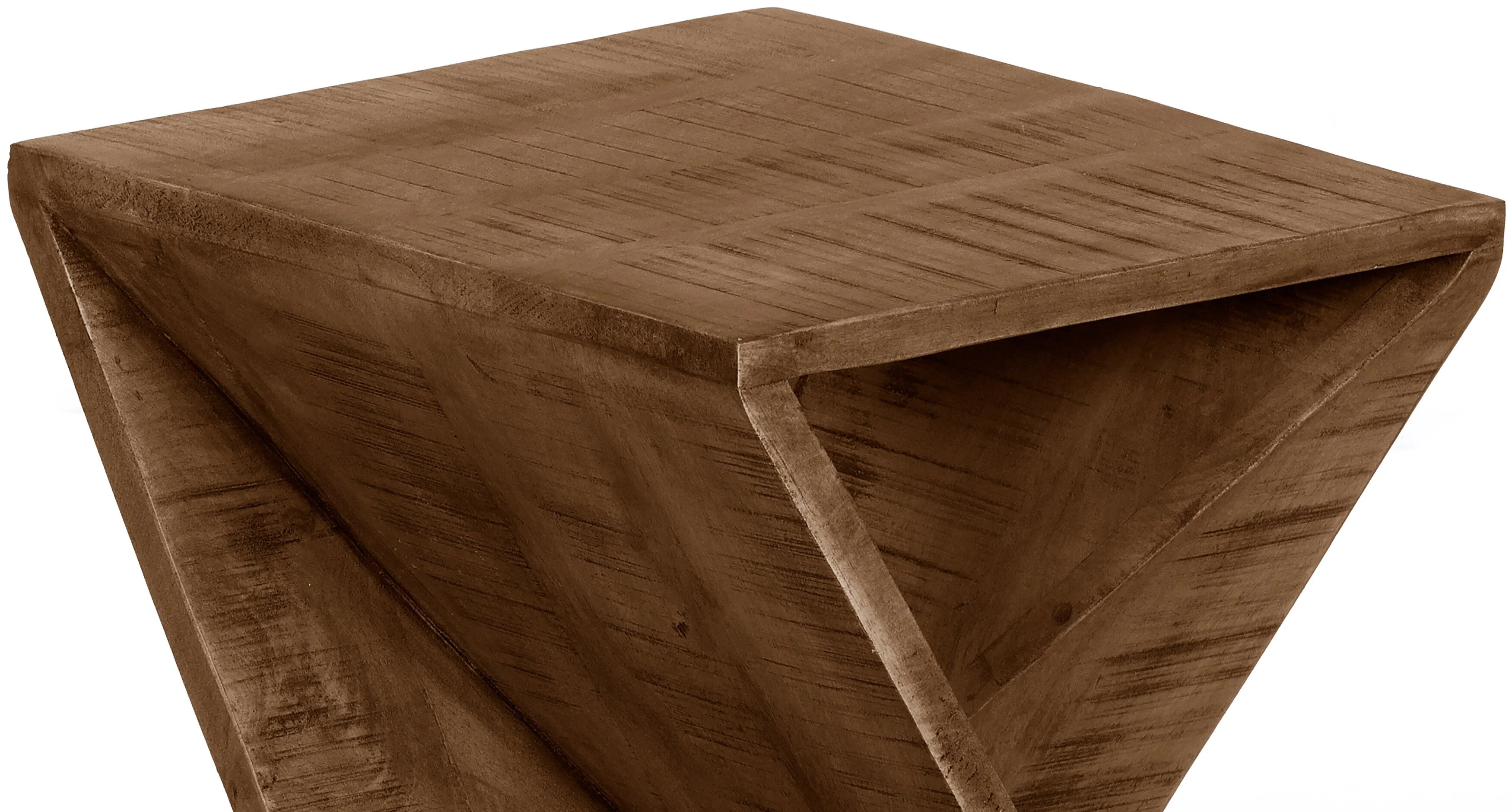 Cline Side Table - Natural Wood - Image 5