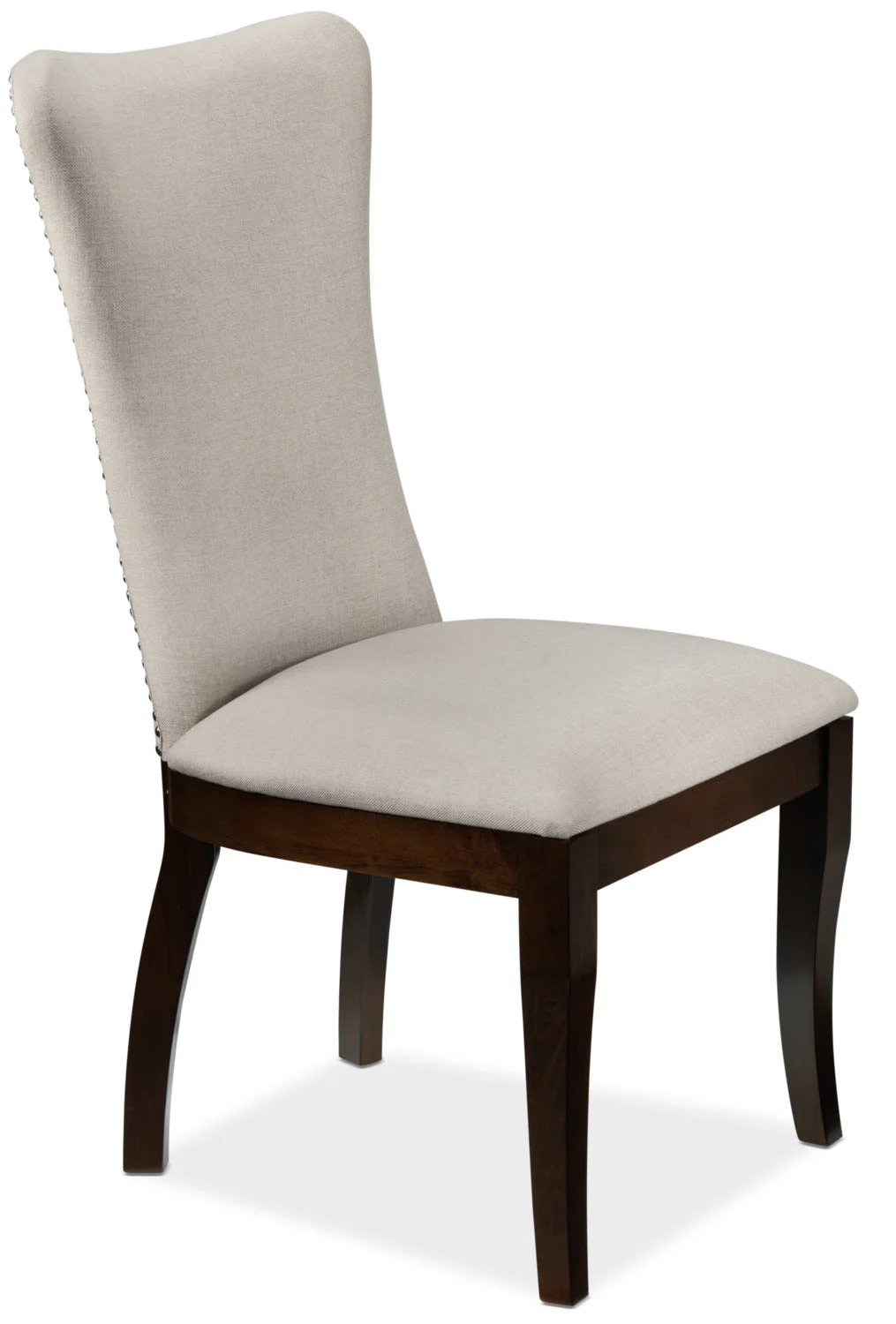 Colas 7-Piece Dining Room Set - Cherry/Beige - Image 4
