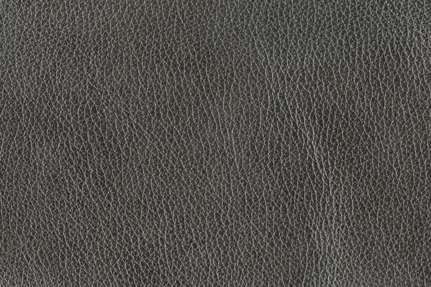 Colton Genuine Leather Ottoman - Charcoal - Image 3
