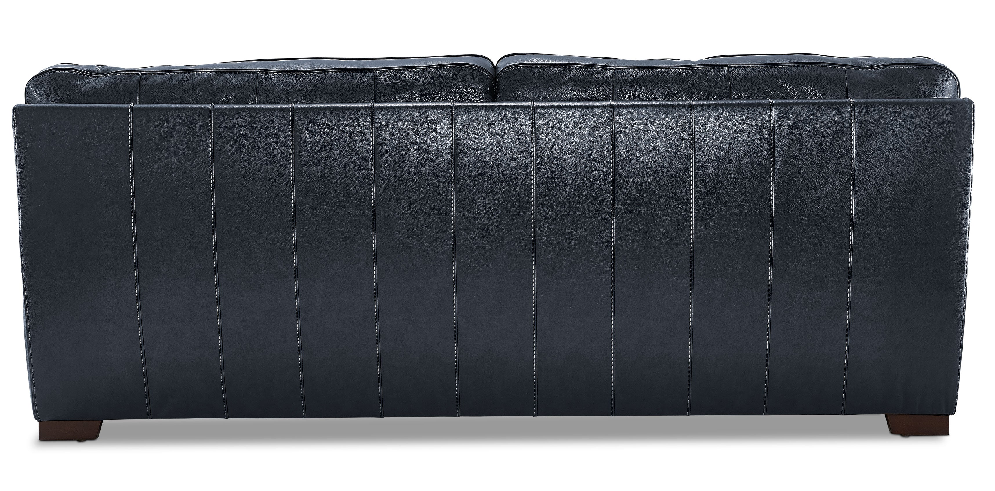 Colton Genuine Leather Sofa - Cobalt - Image 5