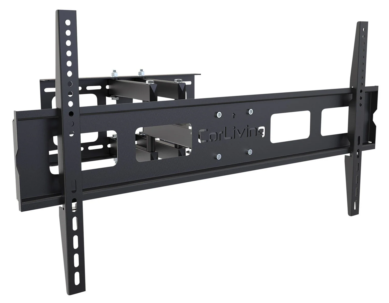 CorLiving Adjustable 40" - 80" Full Motion Flat Panel TV Wall Mount - Black