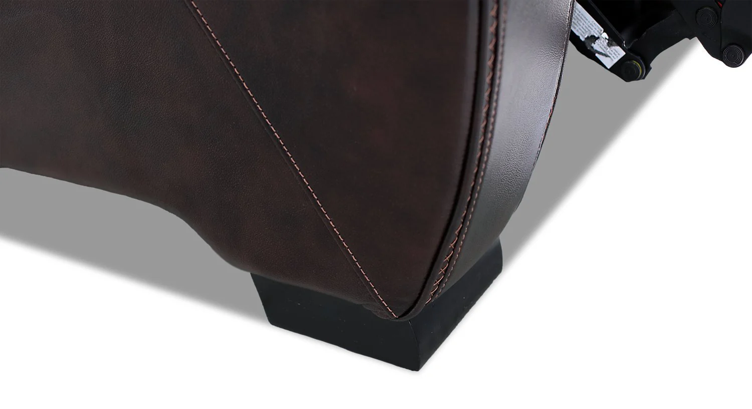 Costa Genuine Leather Power Reclining Loveseat - Brown - Image 4