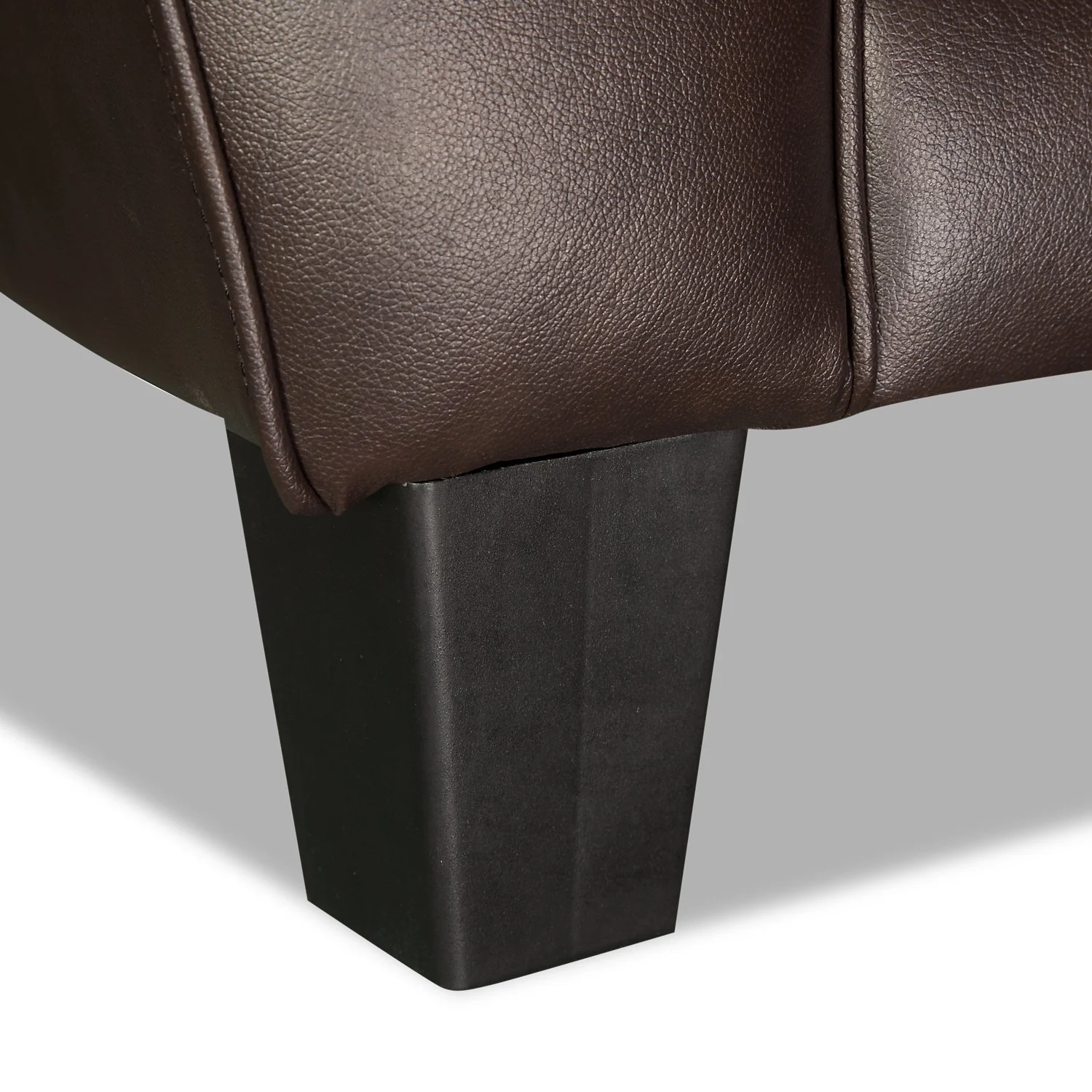 Cousteau Genuine Leather Sofa - Brown - Image 6