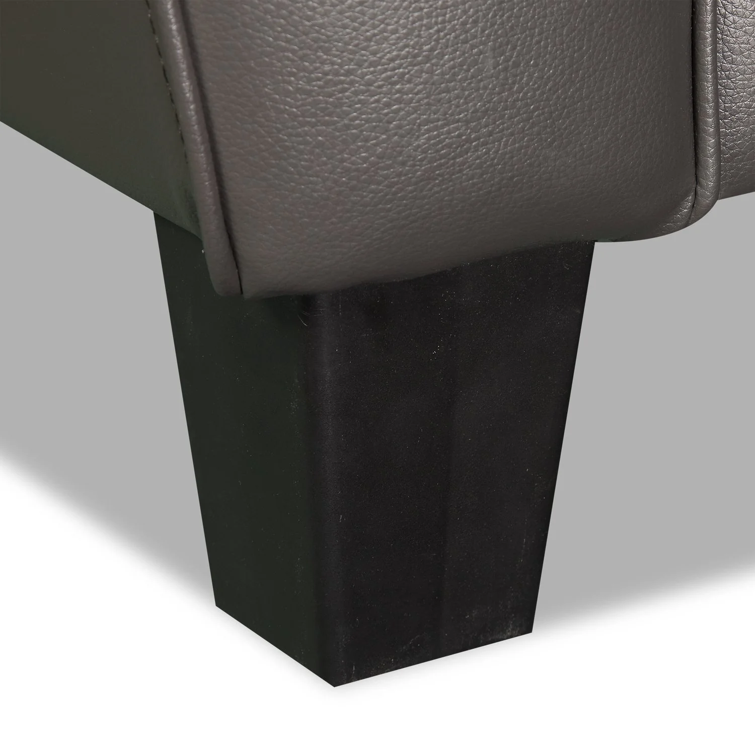 Cousteau Genuine Leather Sofa - Grey - Image 7