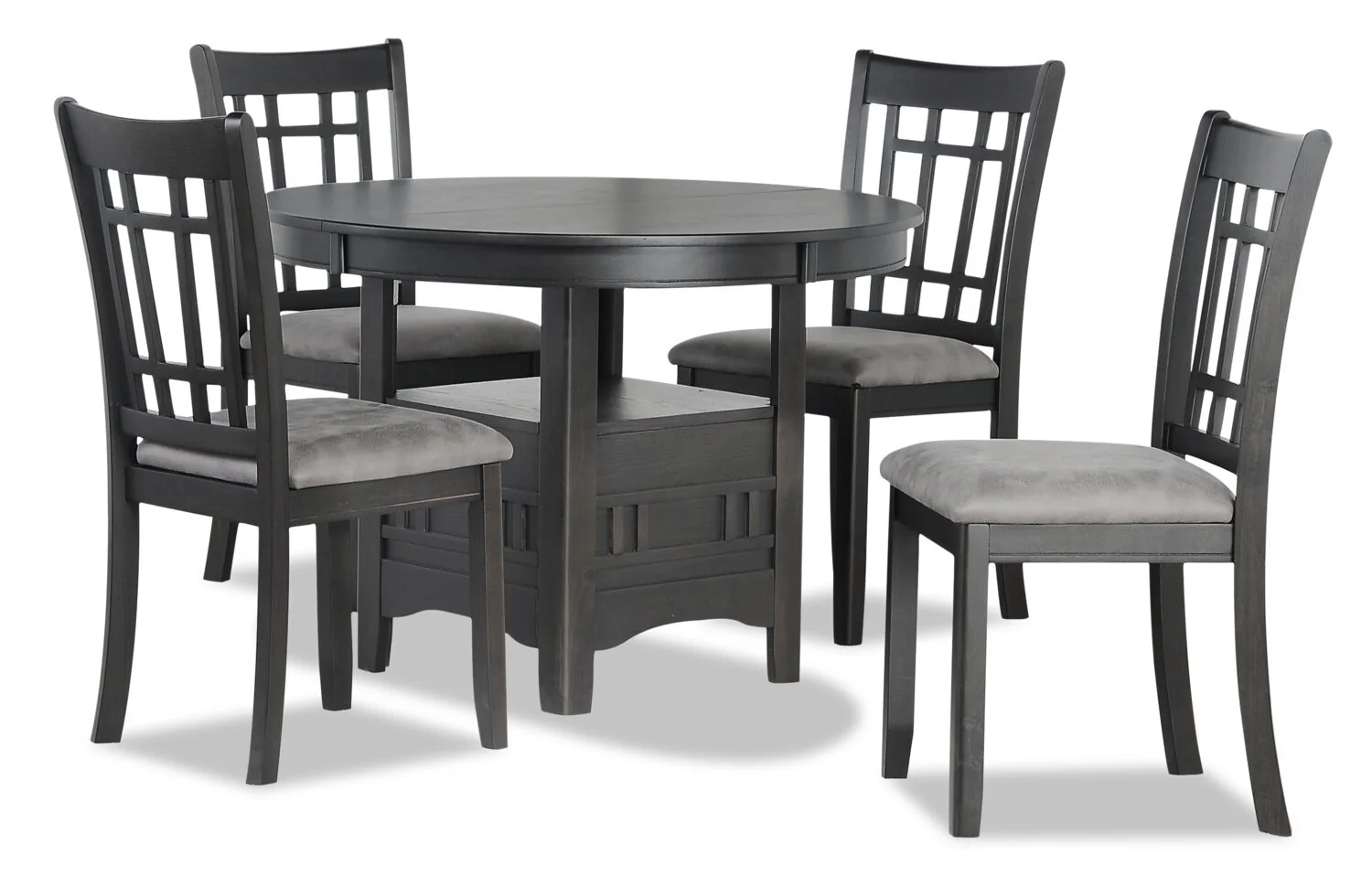 Coventry 5-Piece Dining Set - Grey-Brown