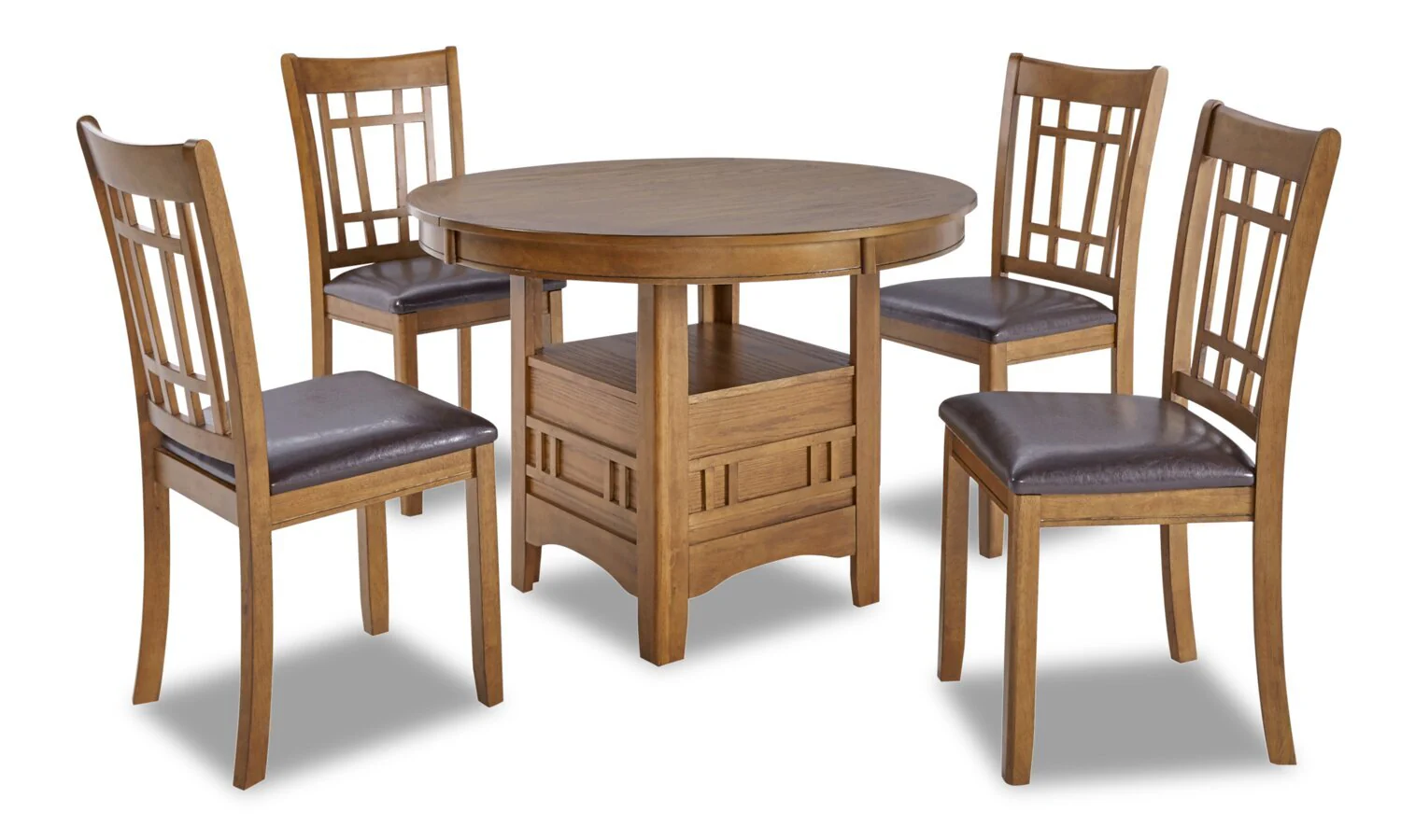 Coventry 5-Piece Dining Set - Walnut